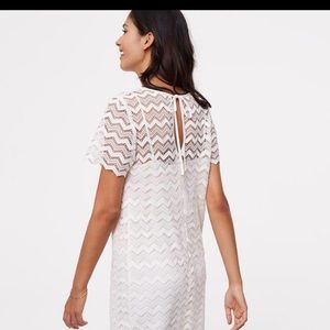 Loft Chevron Lace Dress